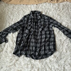 Black and white flannel